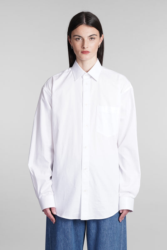 Anne Shirt in white cotton