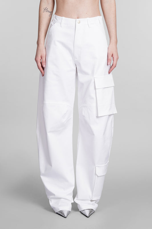 Rose Pants in white cotton