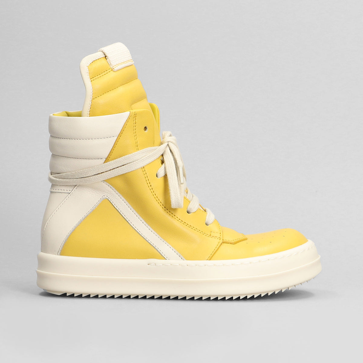 Rick Owens Kids Yellow and White Sneakers Rick Owens Low Top Platform Sneaker in Yellow for Men | Lyst main image 3