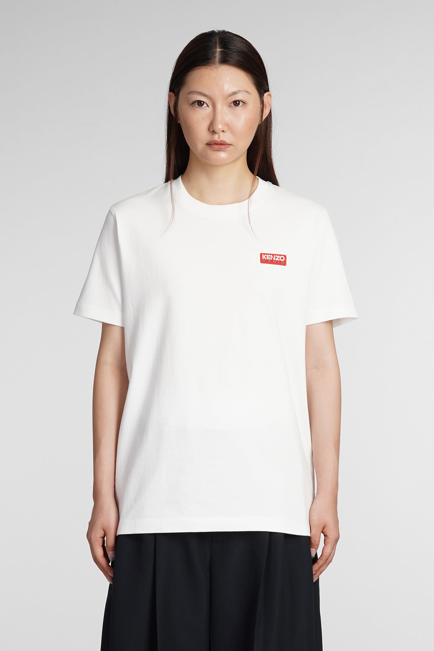 T-Shirt in white cotton
