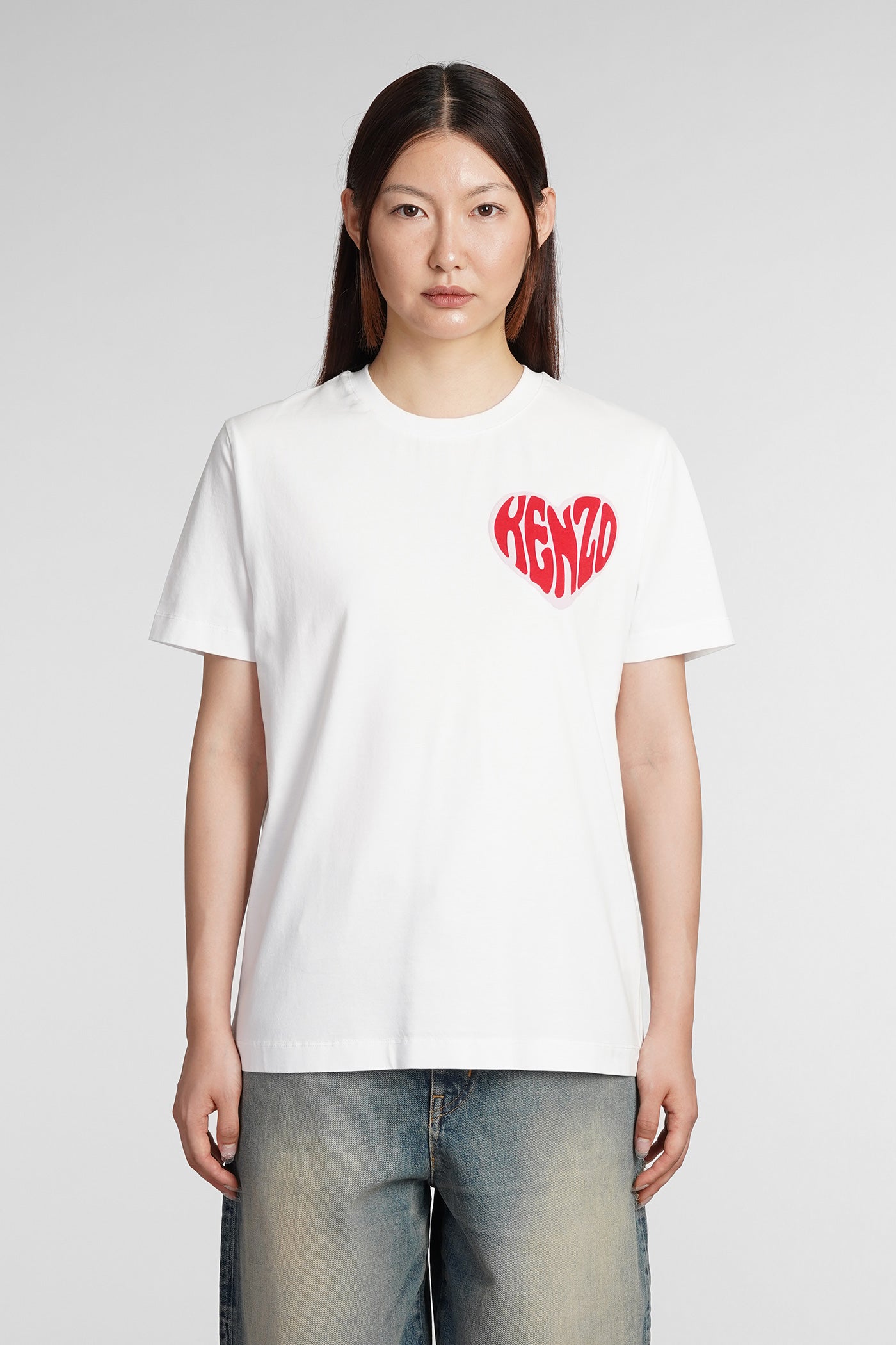 T-Shirt in white cotton