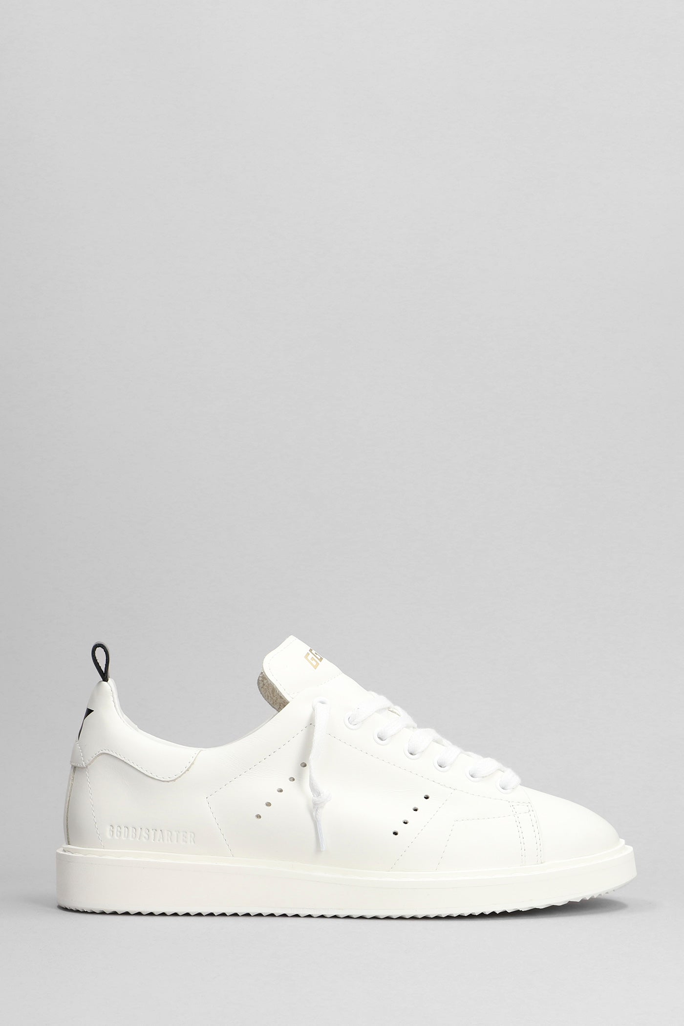 Starter Sneakers in white leather