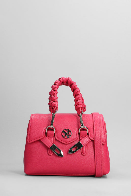 Quiny Xsmall Shoulder bag in fuxia leather