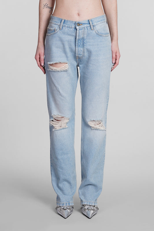 Naomi Jeans in blue cotton