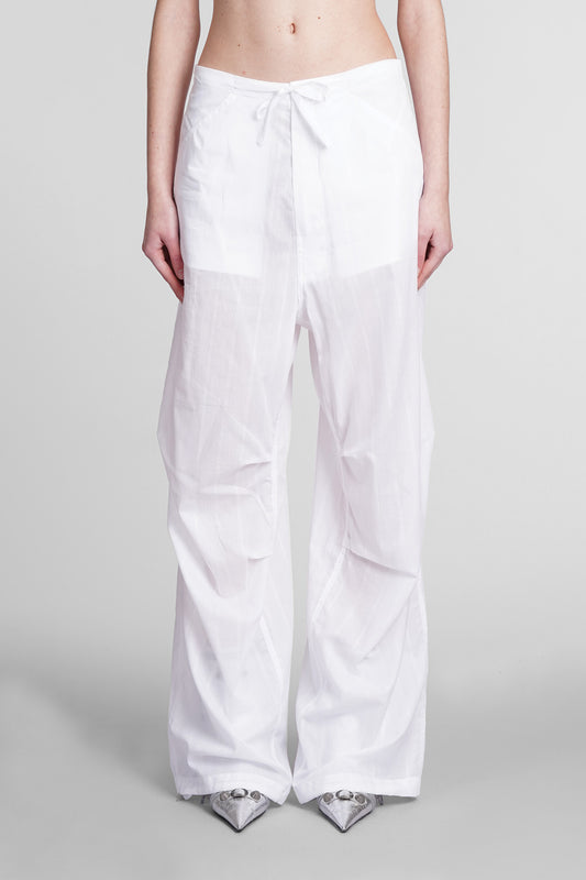 Daisy Pants in white cotton