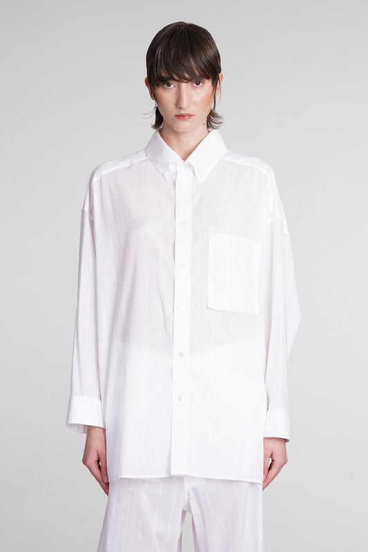 Nathalie Shirt in white cotton