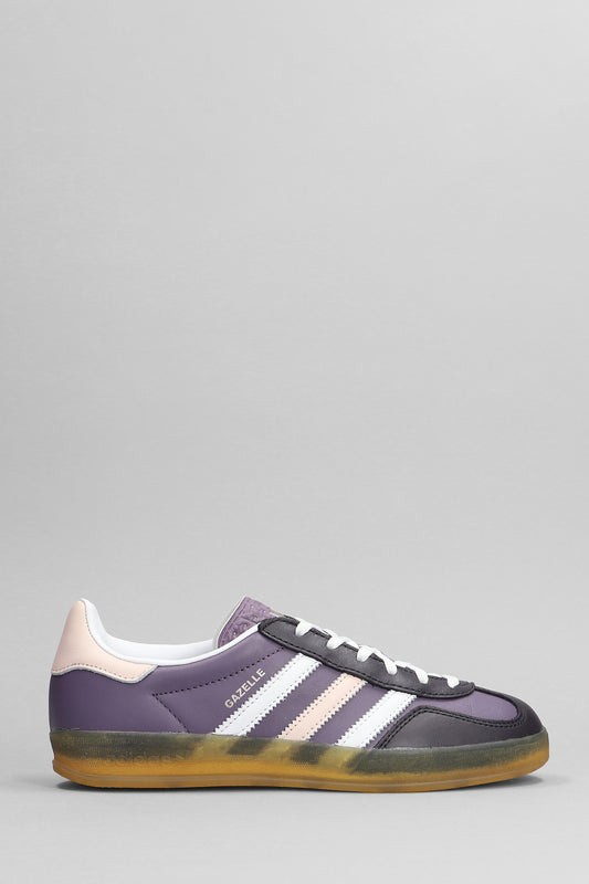 Gazelle Indor W Sneakers in Viola leather
