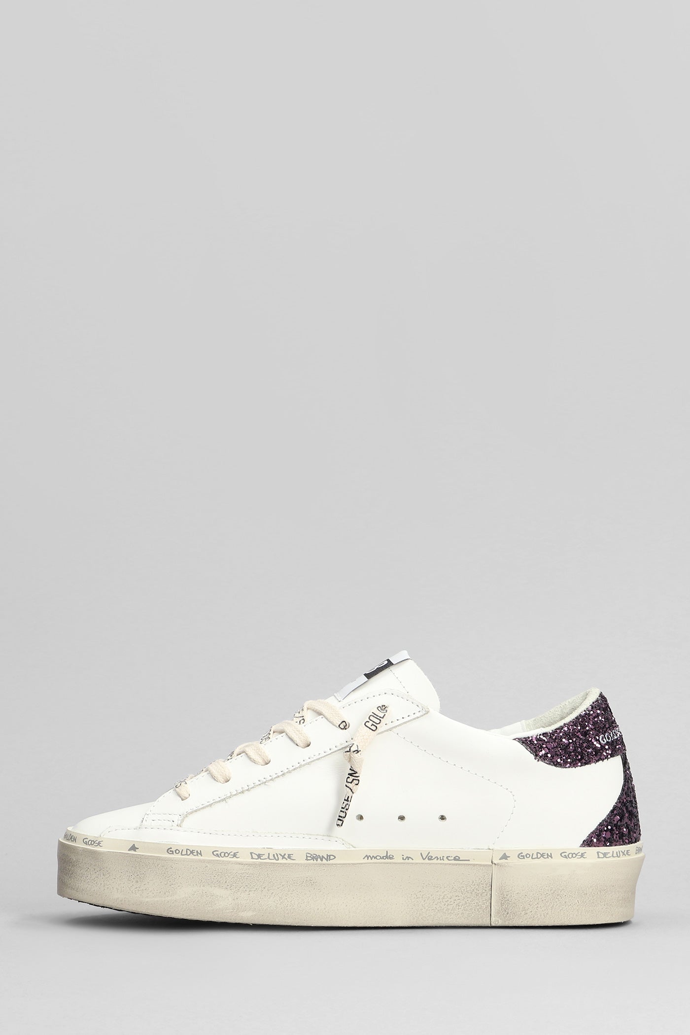 Hi Star Sneakers in white leather – Deliberti