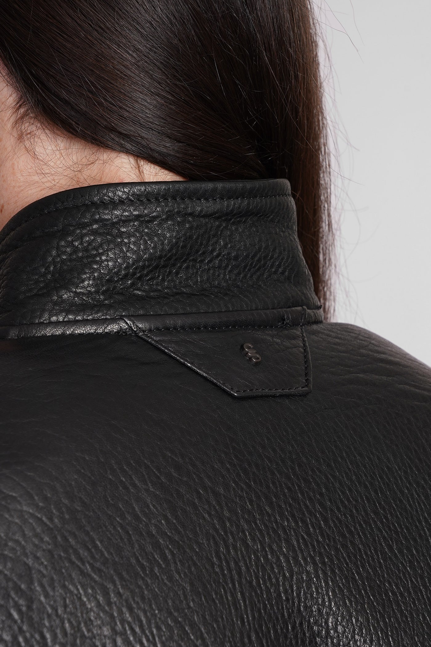 Leather jacket in black leather – Deliberti Leather jacket in black leather – Deliberti