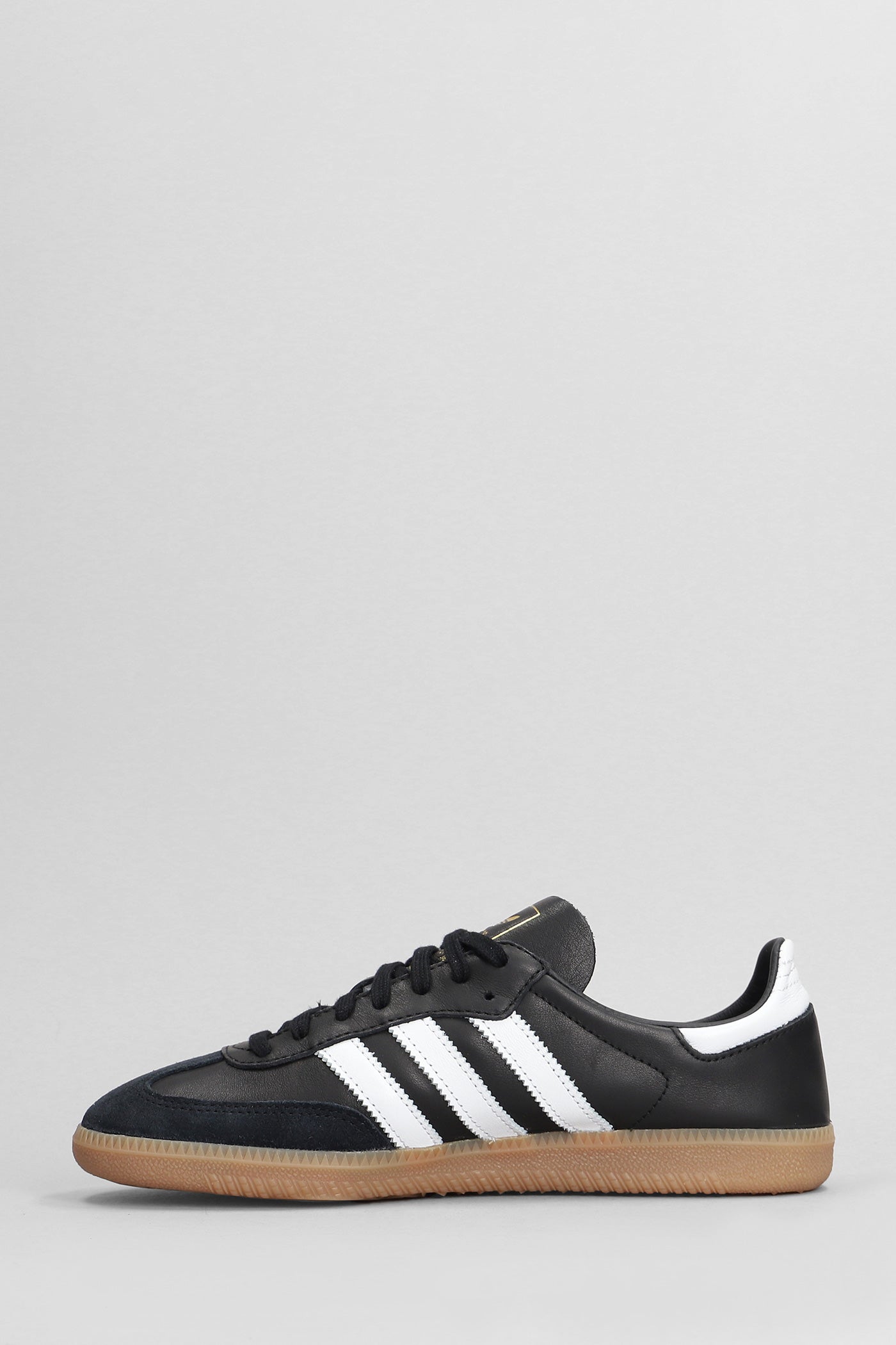 Samba Decon Sneakers in black leather – Deliberti
