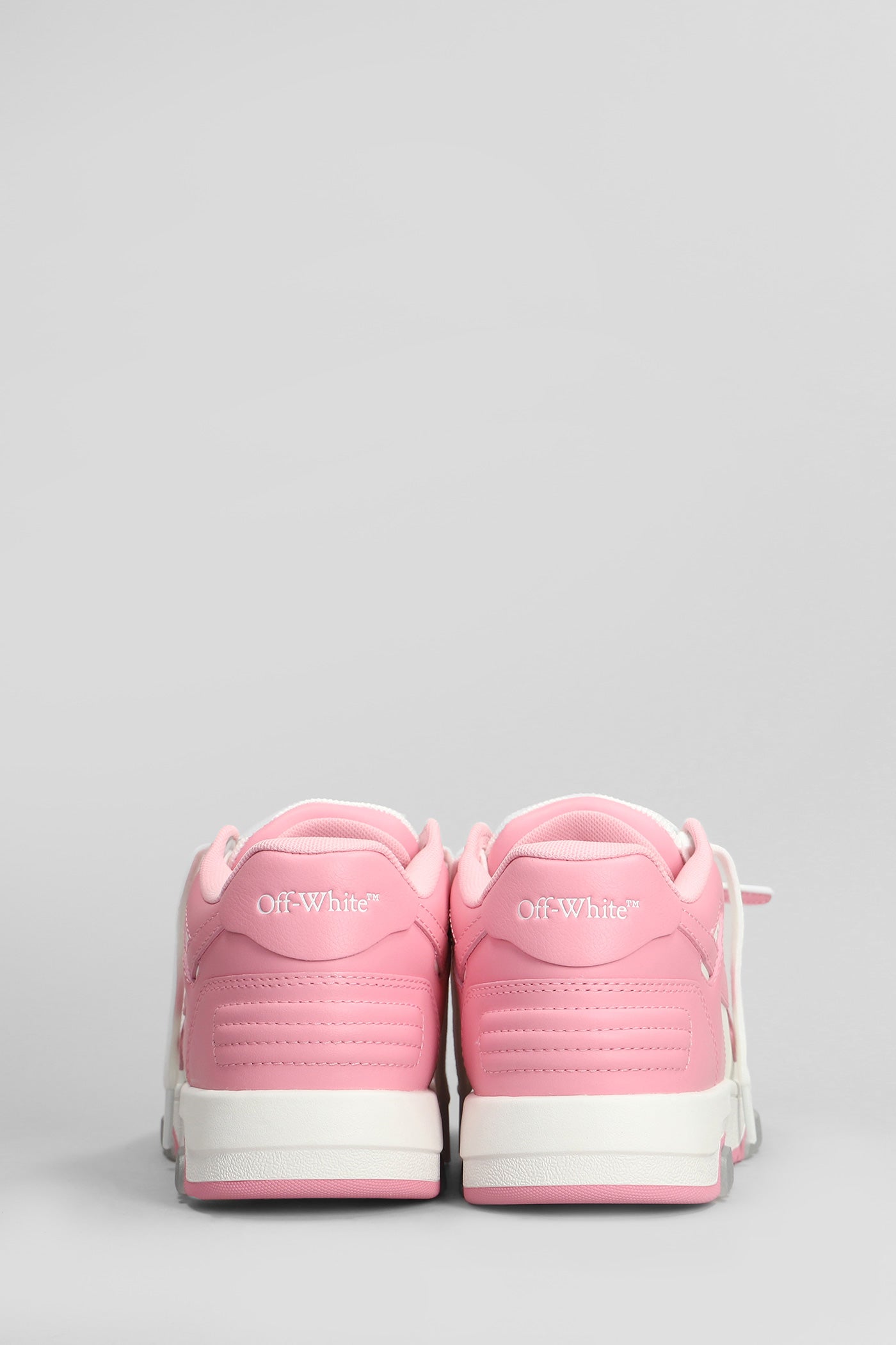 Out of office Sneakers in rose-pink leather – Deliberti