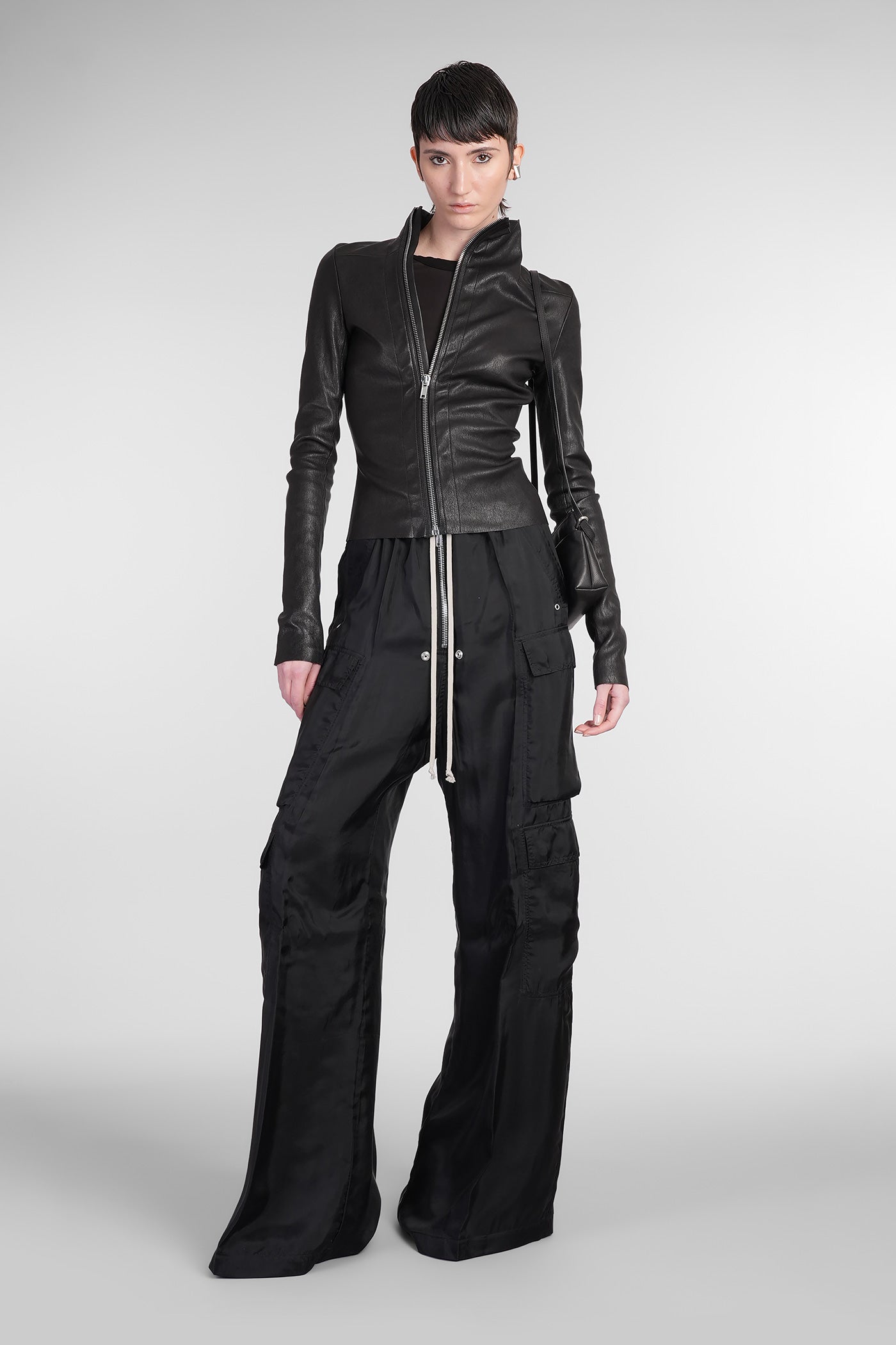 Gary jkt Leather jacket in black leather – Deliberti
