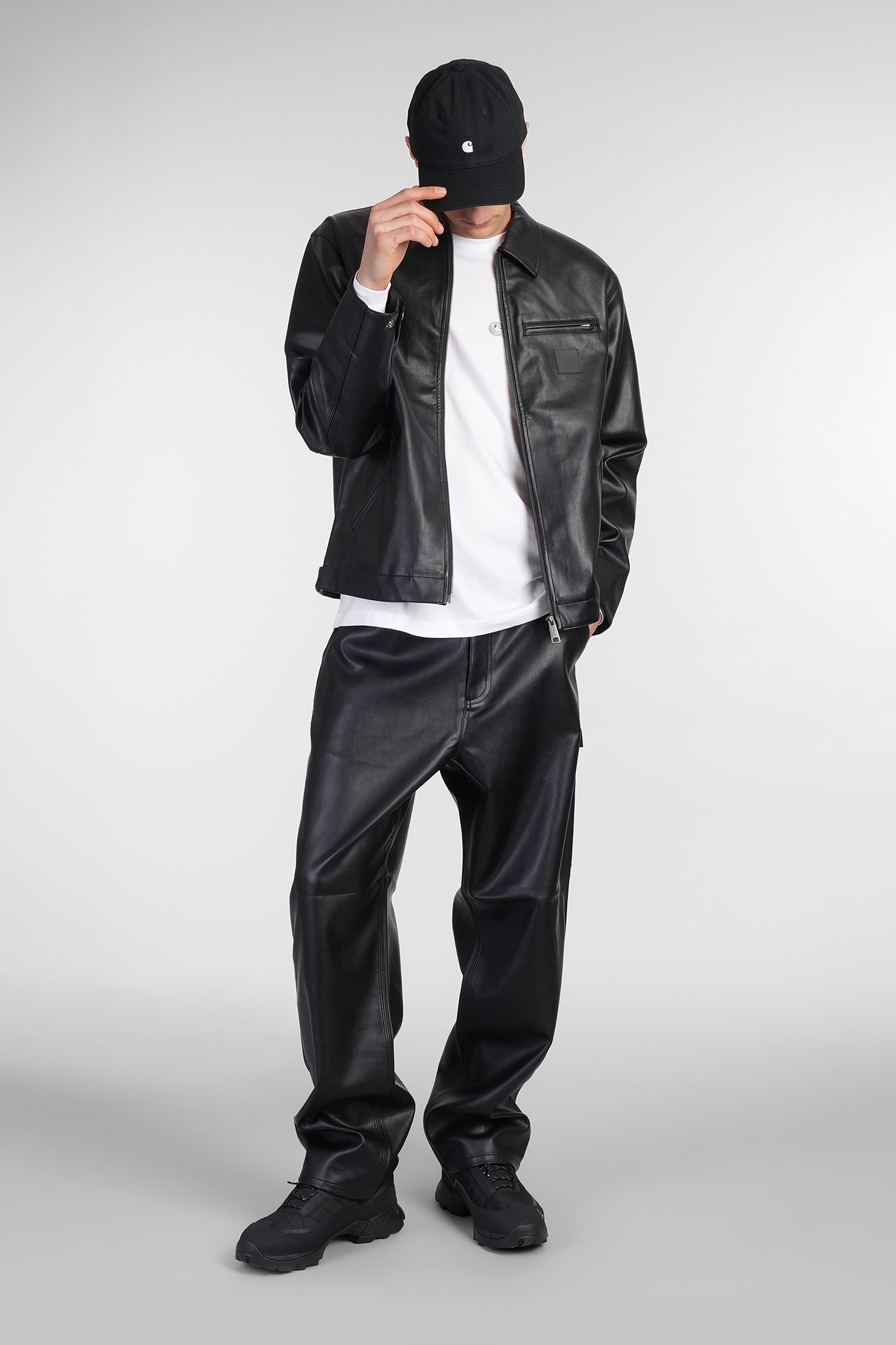 Detroit Jacket in black leather – Deliberti