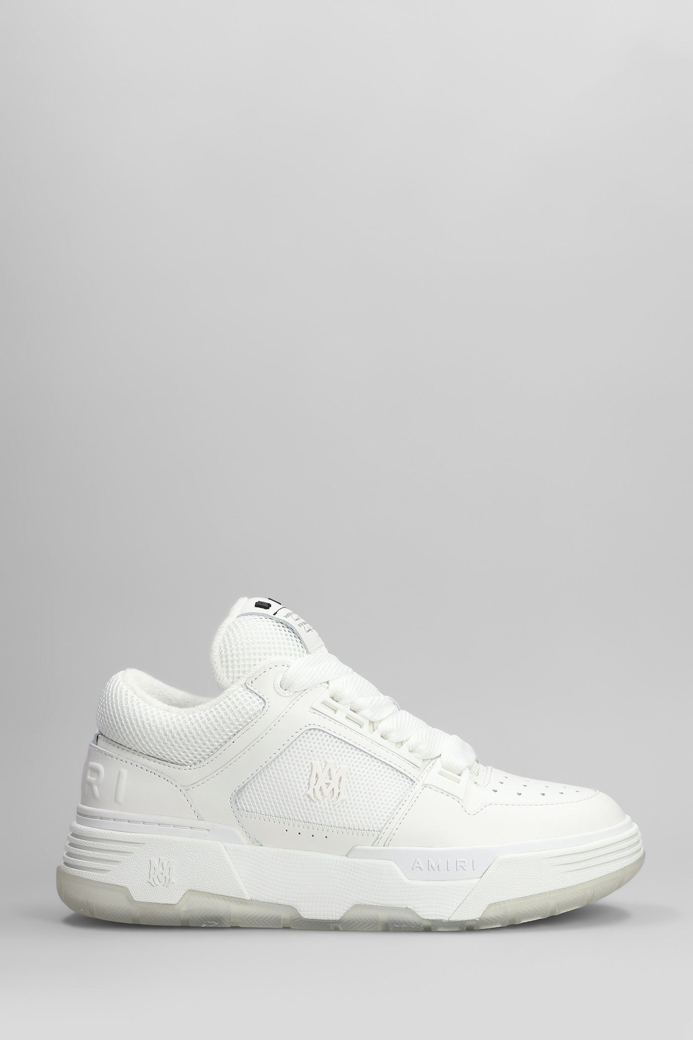 Ma1 Sneakers in white leather and fabric – Deliberti