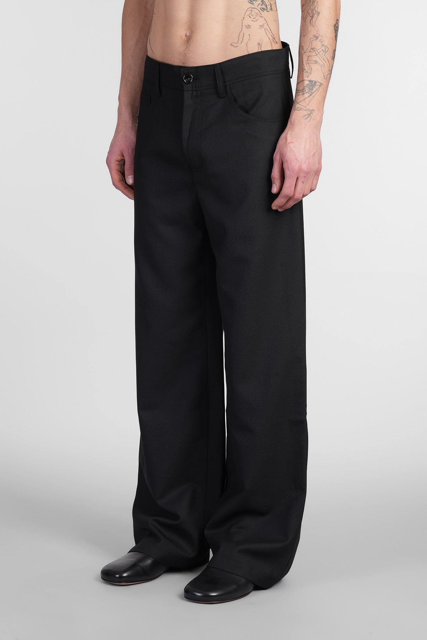 パンツ sefr jiro trousers black wool M sefr【セファー】jiro trouser 