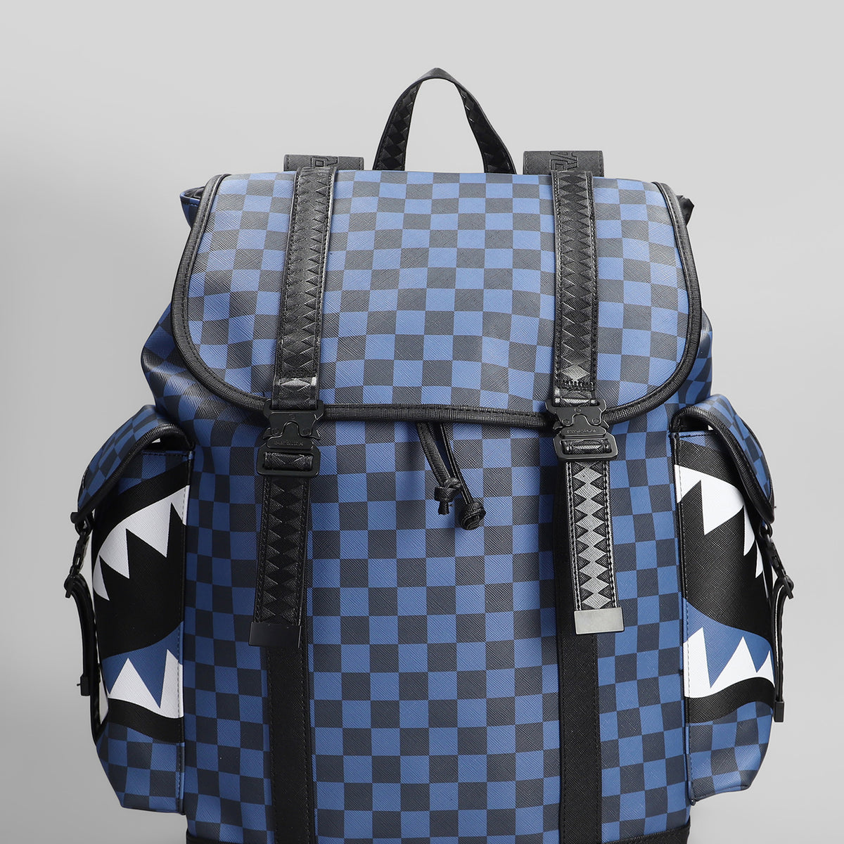 Backpack in blue PVC – Deliberti