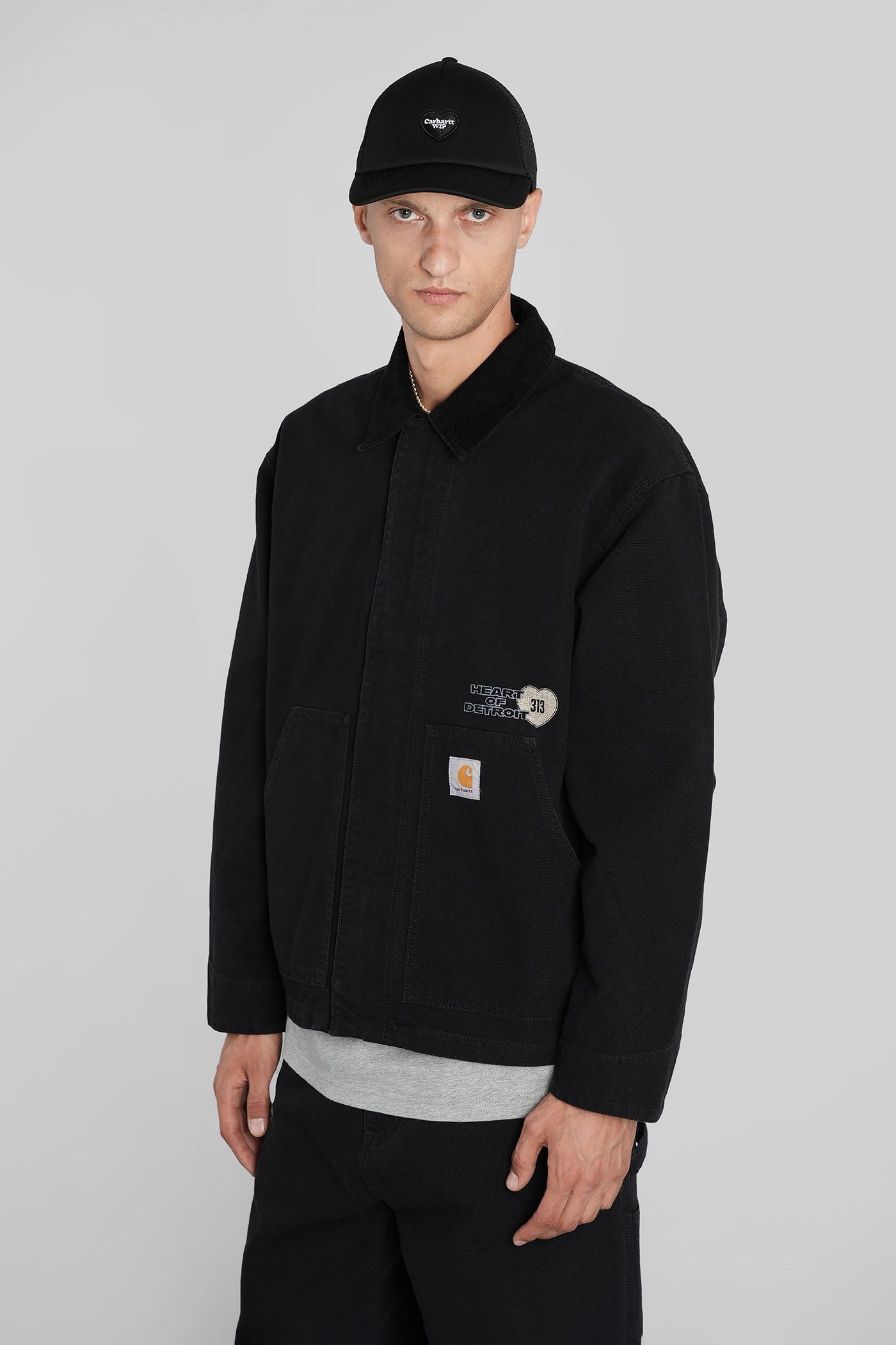 Og Arcan Graphic Casual jacket in black cotton – Deliberti