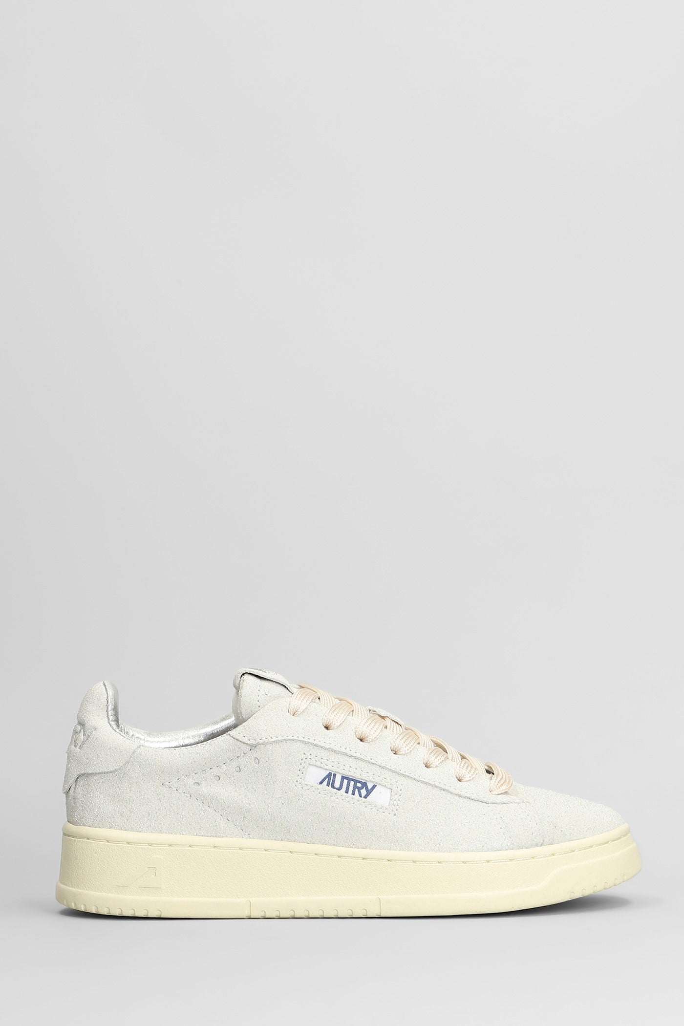 Dallas Low Sneakers in white glitter – Deliberti
