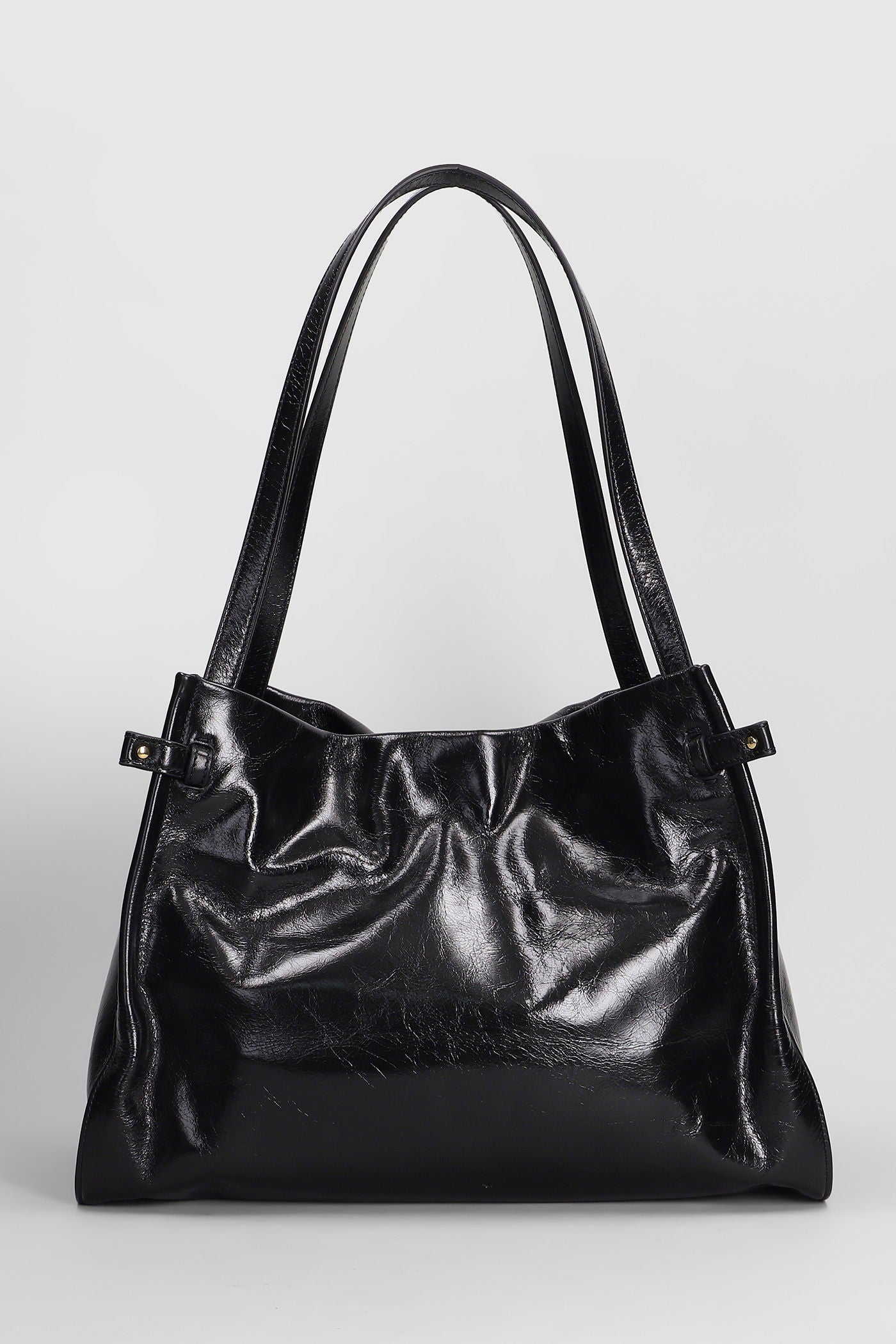 Chloe charms Tote in black leather – Deliberti