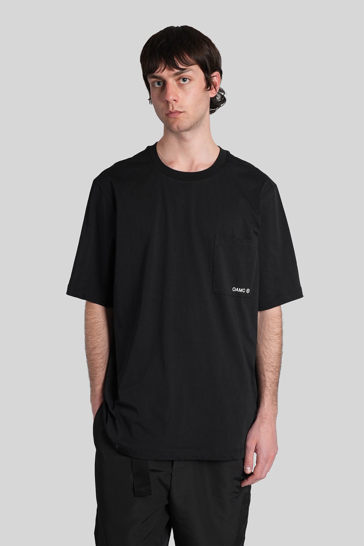T-Shirt in black cotton – Deliberti