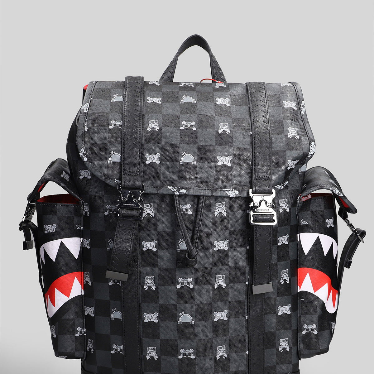 Backpack in black PVC – Deliberti